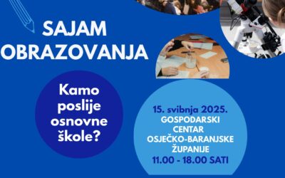 Poziv na Sajam obrazovanja – informiraj se, odluči i odaberi!
