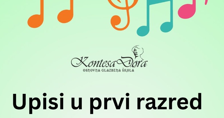Upis u prvi razred glazbene škole