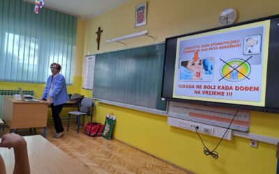 Edukativno predavanje zdravstvene djelatnice u PŠ Donja Motičina